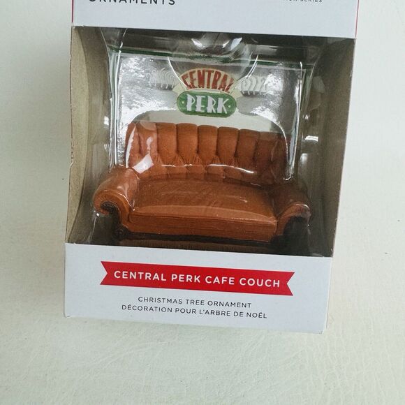 Hallmark Friends TV Series Central Perk Cafe Couch Christmas Tree Ornament New - Picture 2 of 5